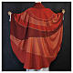 Ornat 'Experience' odcienie czerwieni, tkaniny mieszane, złote linie, Atelier Sirio s11