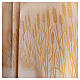 Chasuble golden wheat jacquard rayon cotton fabric Atelier Sirio s3