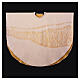 Chasuble golden wheat jacquard rayon cotton fabric Atelier Sirio s4