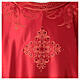 Chasuble Gamma stole embroidered with stones textured fabric s4