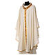 Pure woolen chasuble by Gamma with trimming braided by hand s7