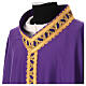 Pure woolen chasuble by Gamma with trimming braided by hand s8