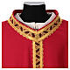 Chasuble in pure wool handwoven trimmings Gamma s4