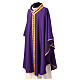 Chasuble in pure wool handwoven trimmings Gamma s9