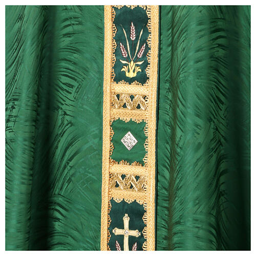 Gamma chasuble with golden trimming and embroidery, acetate and viscose 10