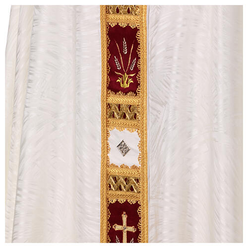 Chasuble with braided viscose acetate embroidery Gamma 6
