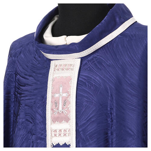 Chasuble with braided viscose acetate embroidery Gamma 8