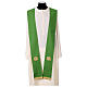 Gamma chasuble with Chi-Rho embroidered orphrey, pure wool s15