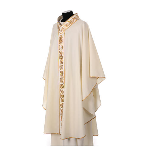 Pure wool chasuble with PAX stole Gamma 12