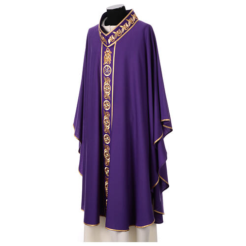 Pure wool chasuble with PAX stole Gamma 13