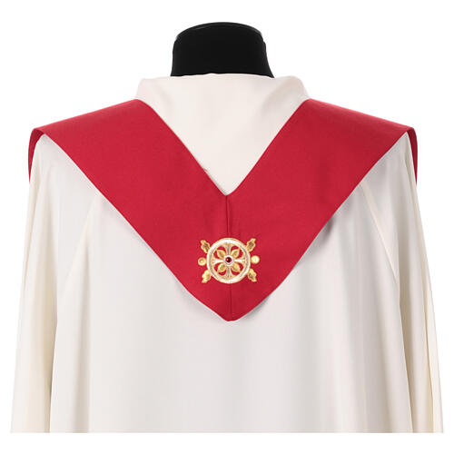 Pure wool chasuble with PAX stole Gamma 19