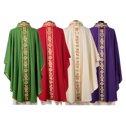 Pure wool chasuble with PAX stole Gamma 20