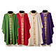 Pure wool chasuble with PAX stole Gamma s1