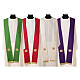 Pure wool chasuble with PAX stole Gamma s14