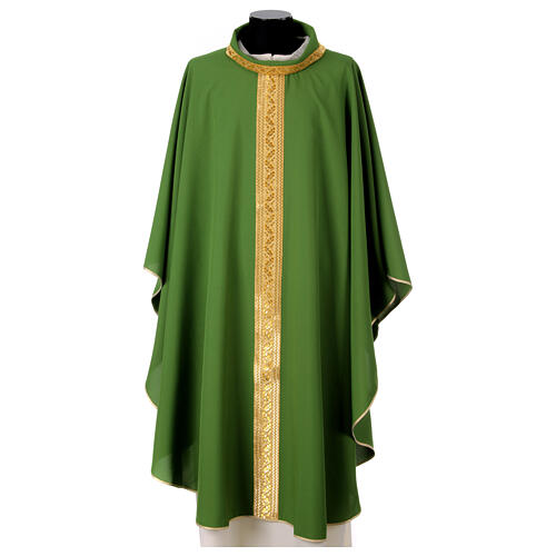 Gamma chasuble with golden orphrey 1