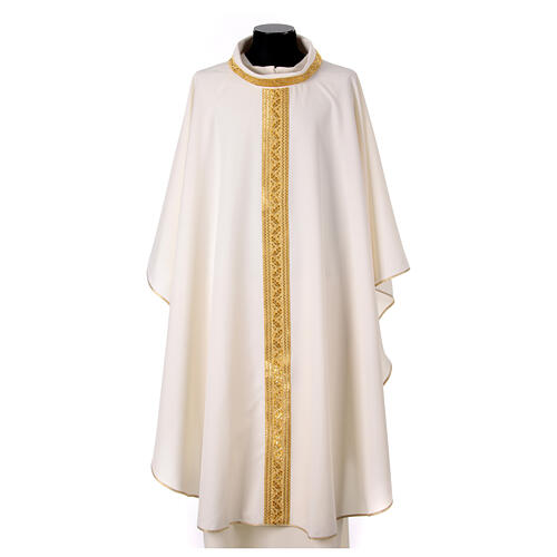 Chasuble Gamma stolon gold braid 4