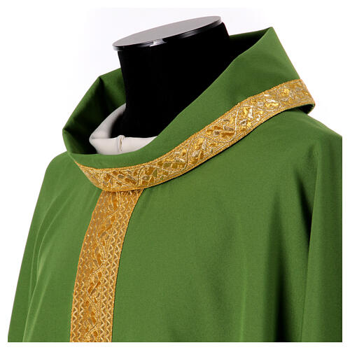 Chasuble Gamma stolon gold braid 6