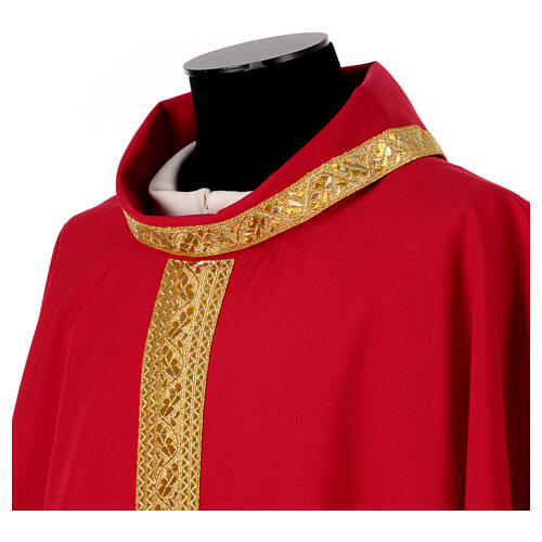 Chasuble Gamma stolon gold braid 7