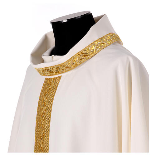 Chasuble Gamma stolon gold braid 8