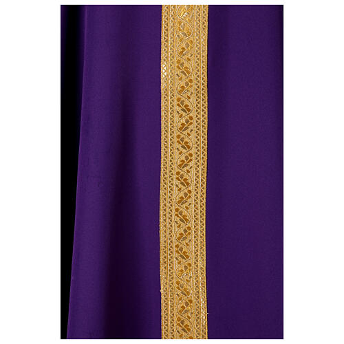 Chasuble Gamma stolon gold braid 11