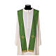 Gamma chasuble with marbled fabric, golden cross with stones s10