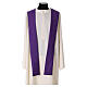 Chasuble with stole with golden embroidery with Alpha and Omega 4 colors s5