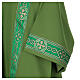 Dalmatic with embroidered galloon on the front, Vatican fabric, 4 colours s3