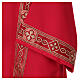 Dalmática galão bordado na frente tecido Vatican 4 cores s4