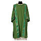 Dalmatic gallon embroidered on front Vatican fabric 4 colors s1