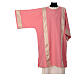 Pink dalmatic with embroidered galloon on the front, Vatican fabric s4