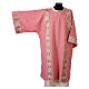 Dalmática tejido Vatican color rosa entorchado bordado frente s3
