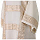 Dalmatic with galloon on the front, Vatican fabric, 4 colours s2