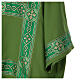 Dalmatic with chevron embroidered on the front in 4-color Vatican polyester fabric s2