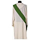 Dalmatic with chevron embroidered on the front in 4-color Vatican polyester fabric s7