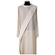 Dalmatic with chevron embroidered on the front in 4-color Vatican polyester fabric s5