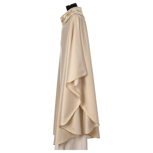 Casula lurex dorato misto lana ricamo fiori 4 colori 5