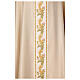 Casula lurex dorato misto lana ricamo fiori 4 colori s2