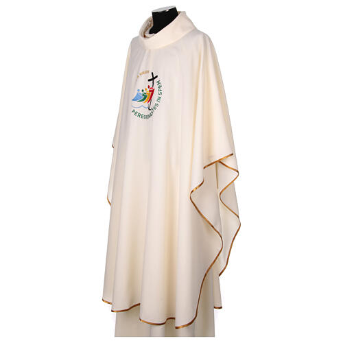 Embroidered chasuble with stole, 2025 Jubilee official logo 10