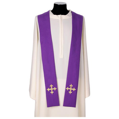 Embroidered chasuble with stole, 2025 Jubilee official logo 18