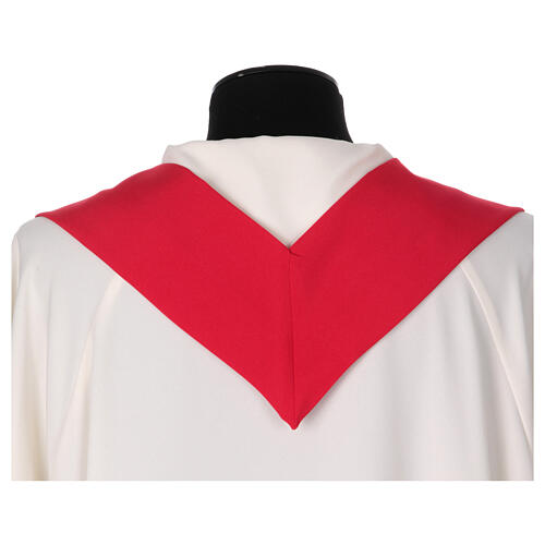 Embroidered chasuble with official Jubilee 2025 Rome logo stole 20