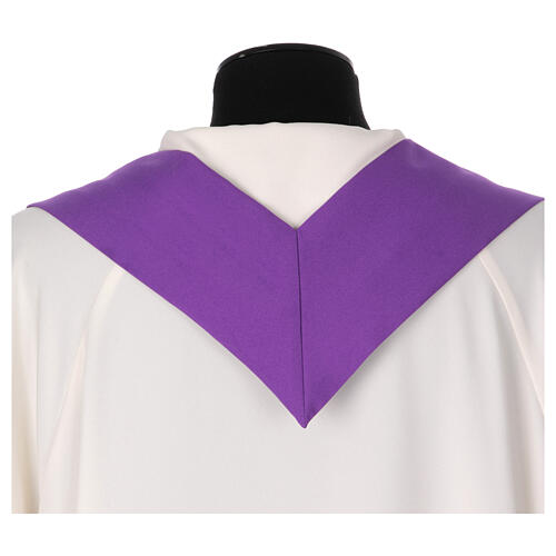 Embroidered chasuble with official Jubilee 2025 Rome logo stole 22