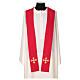 Embroidered chasuble with official Jubilee 2025 Rome logo stole s16