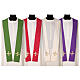 Embroidered chasuble with official Jubilee 2025 Rome logo stole s3