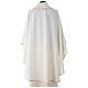 Chasuble bande centrale tissu Vatican en polyester 4 couleurs s7
