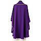 Chasuble bande centrale tissu Vatican en polyester 4 couleurs s8