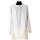 Chasuble bande centrale tissu Vatican en polyester 4 couleurs s9