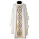Casula stolone davanti tessuto Vatican in poliestere 4 colori s1