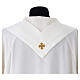 Casula stolone davanti tessuto Vatican in poliestere 4 colori s11