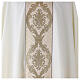 Casula faixa central frontal Vatican em poliéster 4 cores s3