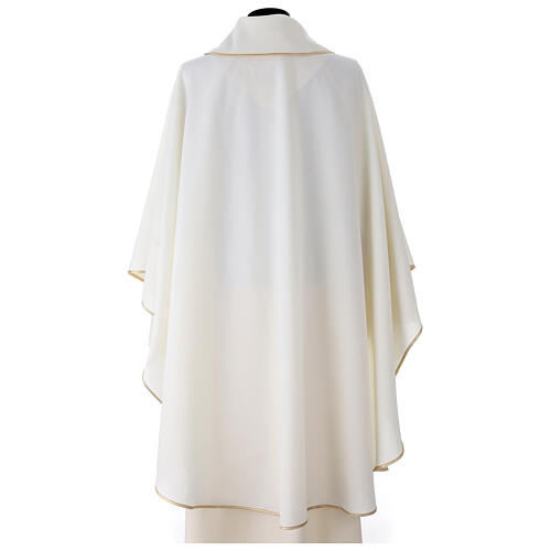 Chasuble front stole Vatican fabric in 4 color polyester 4